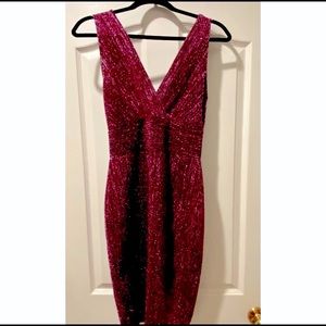 Kimcine V Neck Cocktail Dress